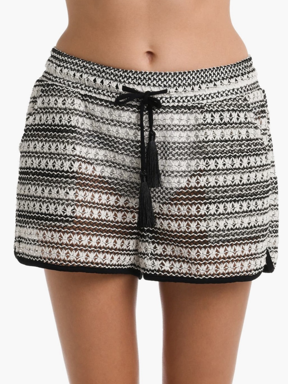 La Blanca On Shore Beach Cover Up Shorts, sz large